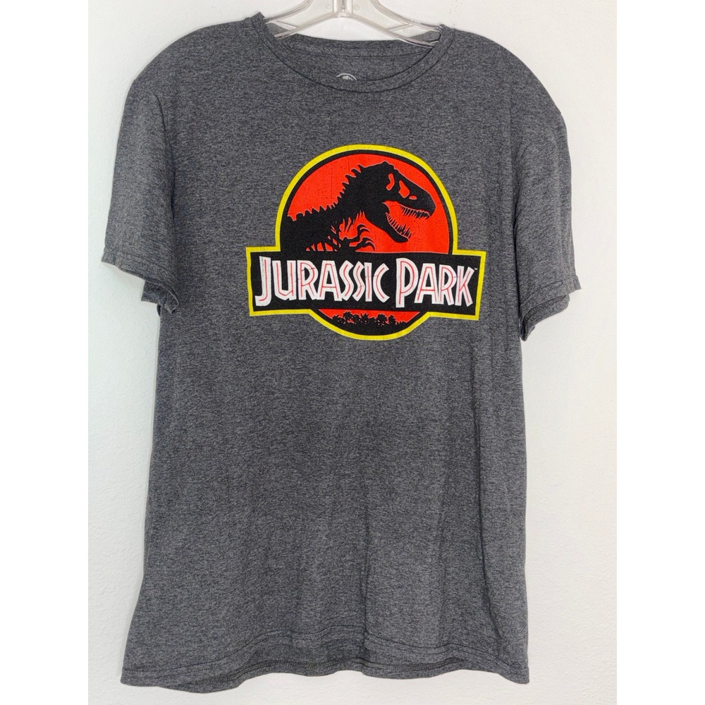 Jurassic Park T-Shirt Mens XL Charcoal Grey Mad Engine Jurassic World Tee